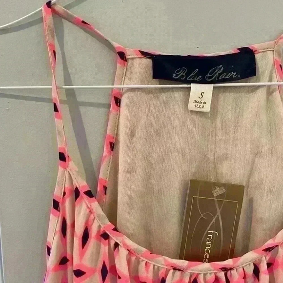 NWT Francesca’s Blue Rain Dress, Womens Small - Picture 9 of 9